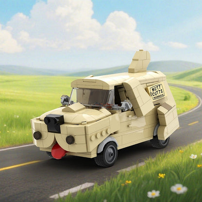 Retro 90s Mystery Van MOC Building Kit | Vintage Vehicle Model - 3