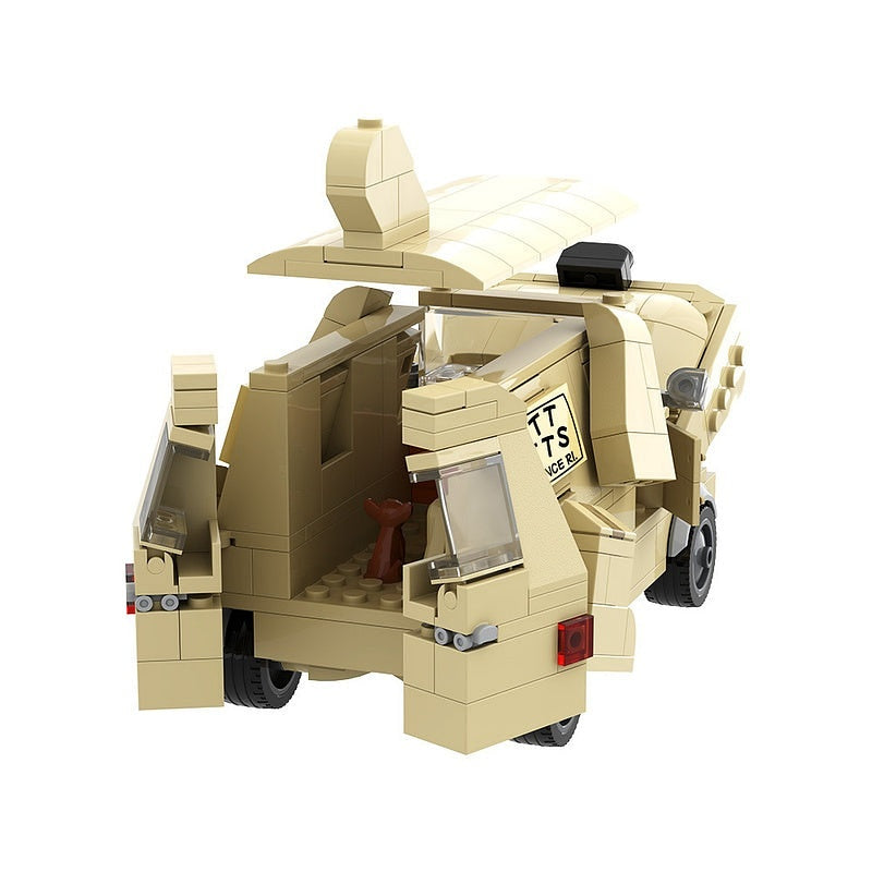 Retro 90s Mystery Van MOC Building Kit | Vintage Vehicle Model - 6