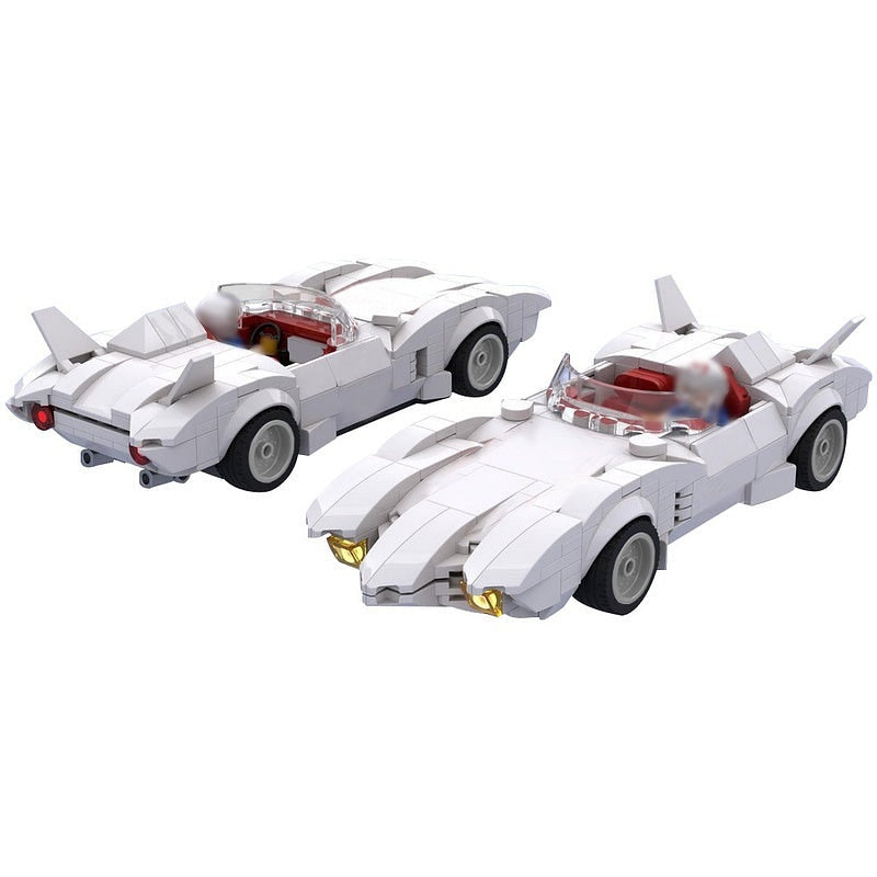Retro Anime Speed Racer Car MOC Building Kit - 1