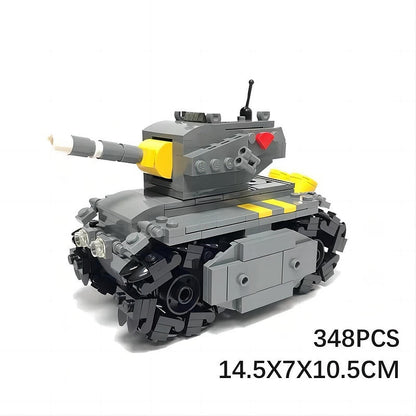 Retro Arcade Battle Tank MOC Building Kit | Military Combat Vehicle - 2