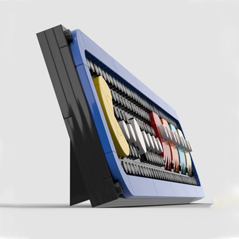 Retro Arcade Game Frame MOC Building Kit | Vintage Display Artwork - 2