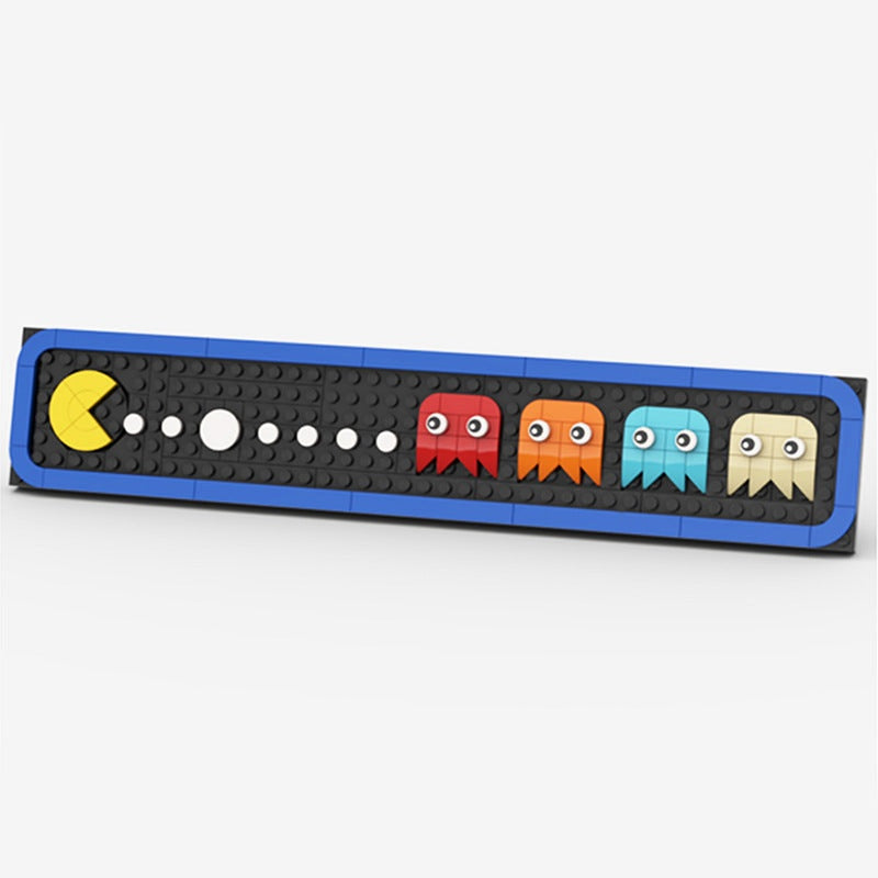 Retro Arcade Game Frame MOC Building Kit | Vintage Display Artwork - 5