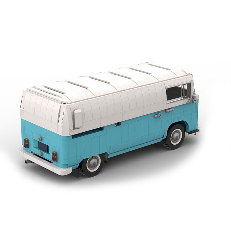 Retro Barista Coffee Van MOC Food Truck Building Kit - 5