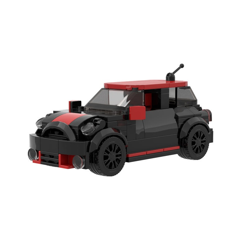 Retro Compact British Performance Hatchback Building Kit | LEGO-Compatible MOC - 3