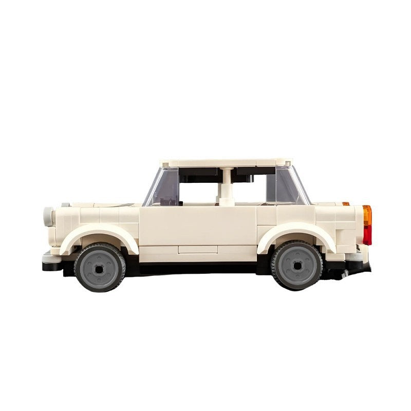 Retro Compact Car MOC Building Kit | 7-Wide LEGO-Compatible MOC - 5