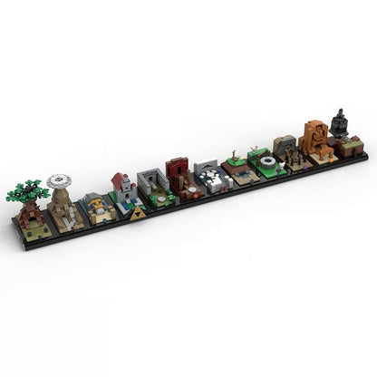 Retro Dungeon Adventure MOC Building Kit – Fantasy Diorama Scene Model - 4