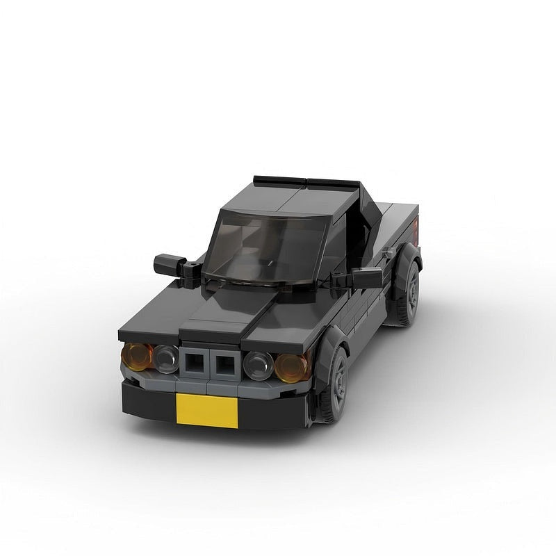 Retro E34 Style Sport Sedan MOC Building Kit | 6-Wide Vehicle Model - 2
