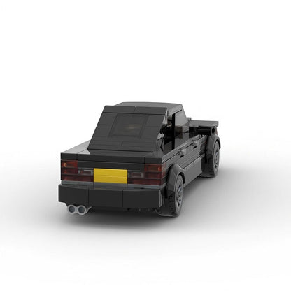 Retro E34 Style Sport Sedan MOC Building Kit | 6-Wide Vehicle Model - 5
