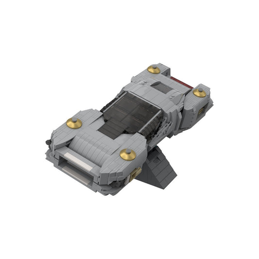 Retro-Futuristic Hover Car Building Kit | LEGO-Compatible MOC - 1