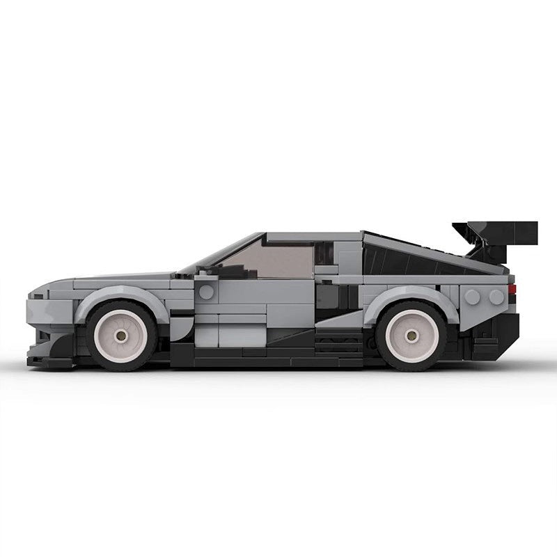Retro Futuristic Hydrogen Concept Cyberpunk Car Building Kit | LEGO-Compatible MOC - 2