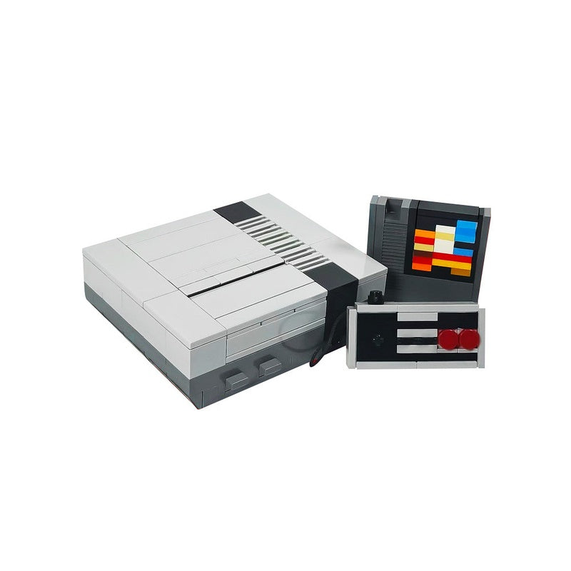Retro Gaming Console 7-in-1 Building Kit Collection | LEGO-Compatible MOC - 2