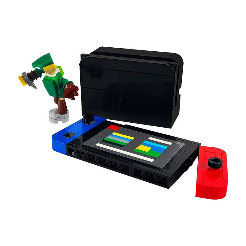 Retro Gaming Console 7-in-1 Building Kit Collection | LEGO-Compatible MOC - 8