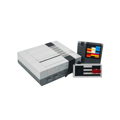 Retro Gaming Console 7-in-1 MOC Building Kit | Vintage Display Collection - 2