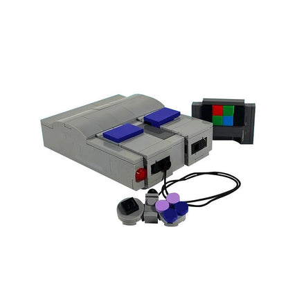 Retro Gaming Console 7-in-1 MOC Building Kit | Vintage Display Collection - 3