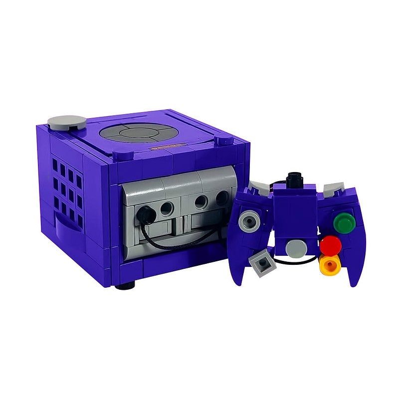 Retro Gaming Console 7-in-1 MOC Building Kit | Vintage Display Collection - 5