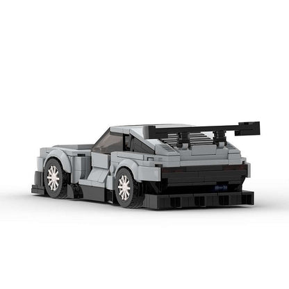 Retro Hydrogen Cyberpunk Car MOC Building Kit | Futuristic Vehicle Model - 2