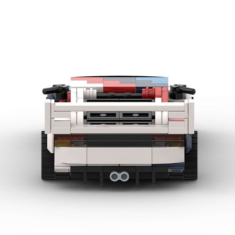 Retro M1 Pro Racing Car Building Kit | LEGO-Compatible MOC - 2