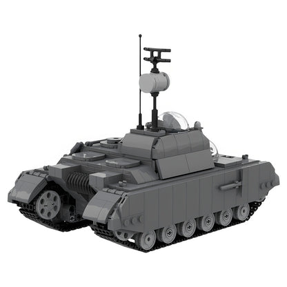 Retro Moon Tank Lunar Rover MOC Building Kit - 2