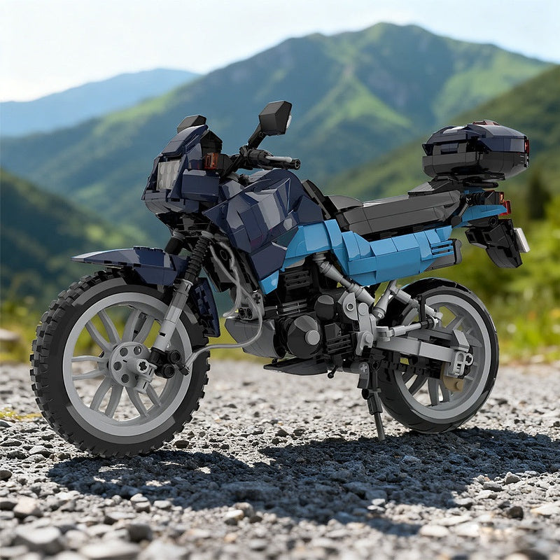 Retro NX 125 Transcity Motorcycle MOC Building Kit | Futuristic Bike - 2
