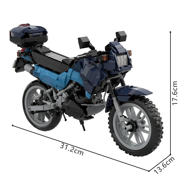 Retro NX 125 Transcity Motorcycle MOC Building Kit | Futuristic Bike - 3