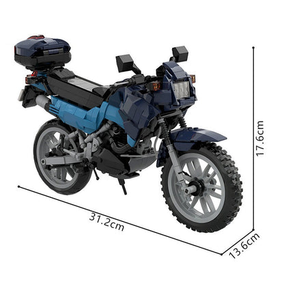 Retro NX 125 Transcity Motorcycle MOC Building Kit | Futuristic Bike - 3