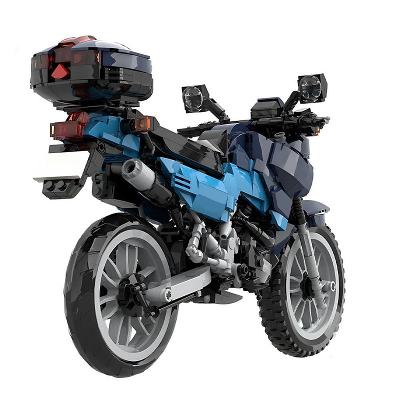 Retro NX 125 Transcity Motorcycle MOC Building Kit | Futuristic Bike - 4