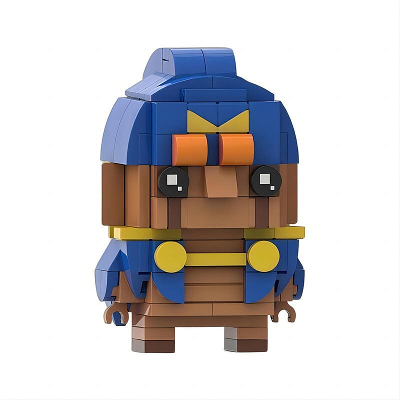 Retro Plumber Adventure BrickHeadz Building Kit | LEGO-Compatible MOC  - 4