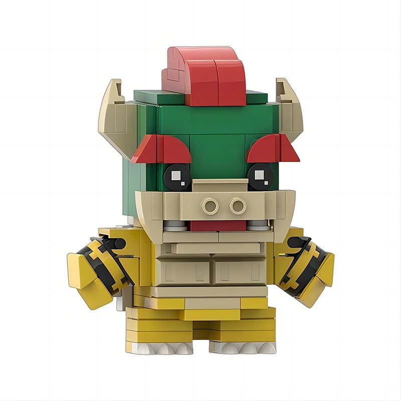 Retro Plumber Adventure BrickHeadz Building Kit | LEGO-Compatible MOC  - 5