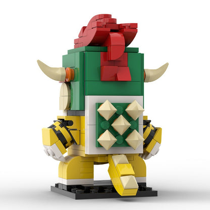 Retro Plumber Game Hero BrickHeadz Building Kit | LEGO-Compatible MOC - 1