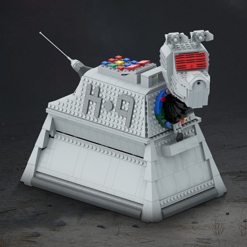 Retro Sci-Fi Robotic Hound Building Kit | LEGO-Compatible MOC - 1