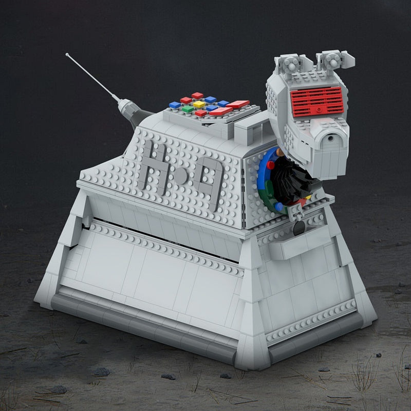 Retro Sci-Fi Robotic Hound MOC Building Kit | Mechanical Creature Model - 4