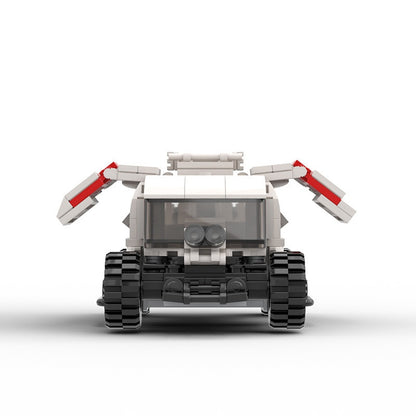 Retro Sci-Fi Space Chariot Transport Building Kit | LEGO-Compatible MOC - 2