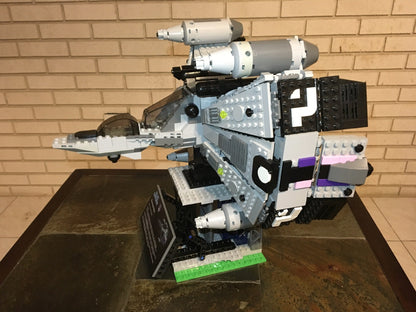 Retro Space Fighter Gunstar MOC Building Kit | LEGO-Compatible MOC - 3