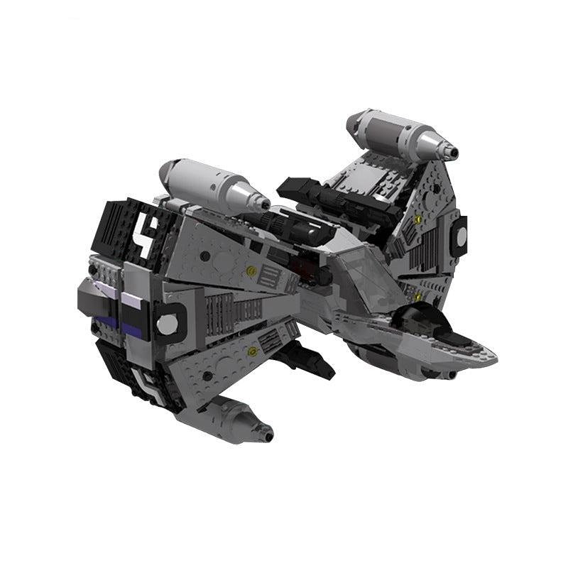 Retro Space Fighter Gunstar MOC Starfighter Building Kit | Sci-Fi Vehicle - 1