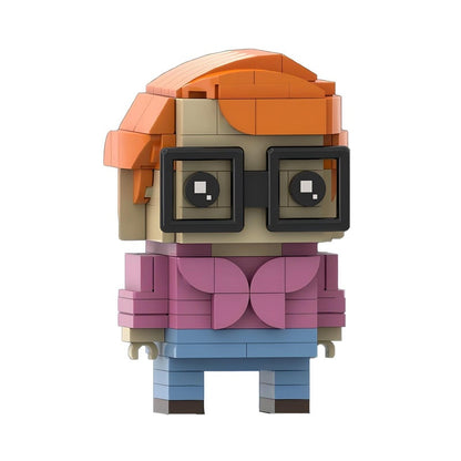 Retro Supernatural Mystery Horror BrickHeadz Building Kit | LEGO-Compatible MOC - 21