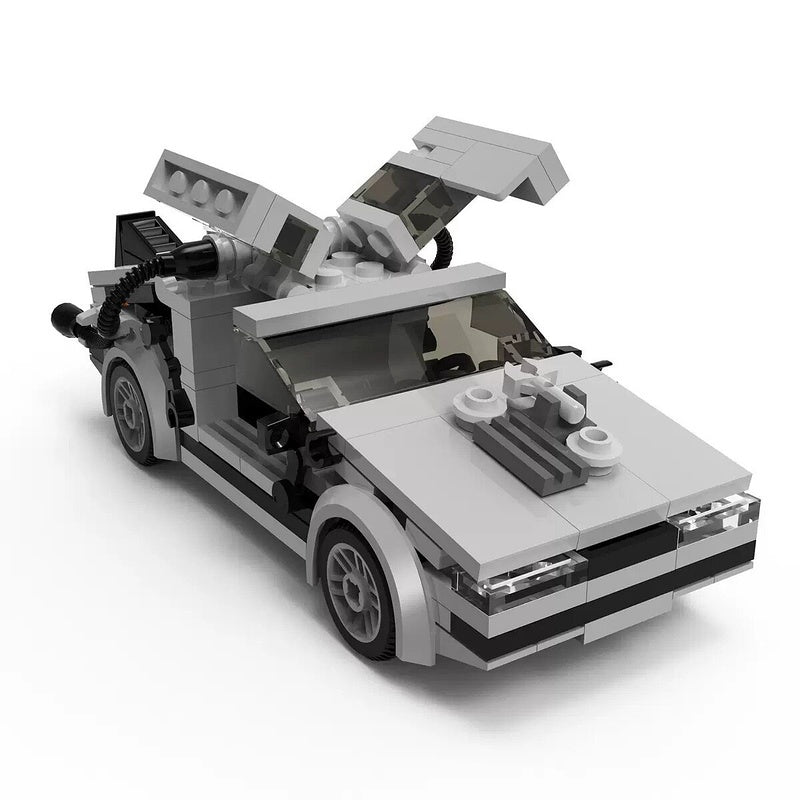 Retro Time-Travel Coupe MOC Building Kit - 2