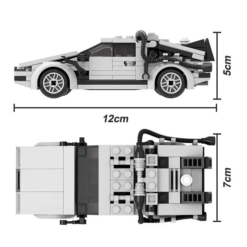 Retro Time-Travel Coupe MOC Building Kit - 3