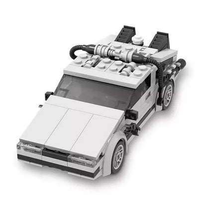 Retro Time-Travel Coupe MOC Building Kit - 4