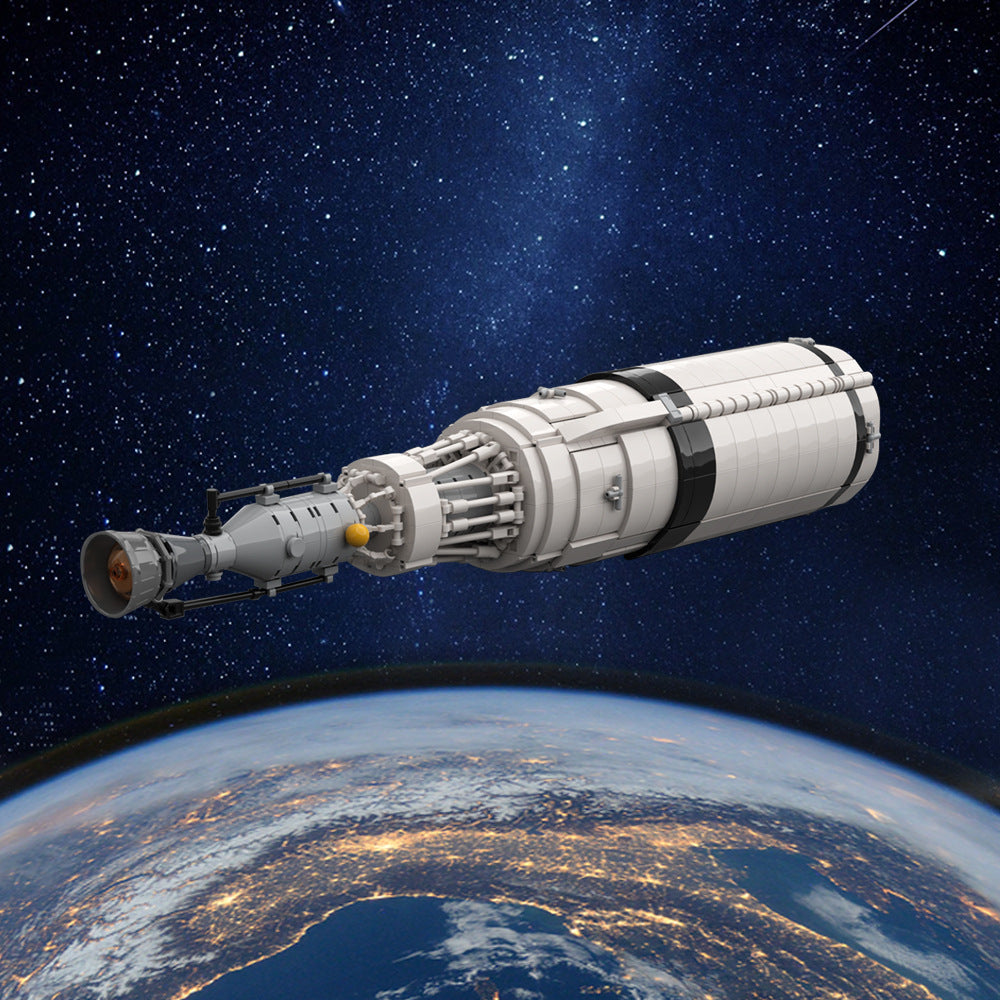 Reusable Nuclear Shuttle Building Kit | 1:110 | LEGO-Compatible MOC - 2