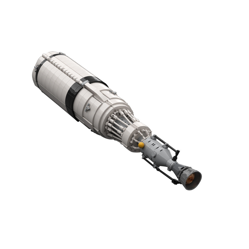 Reusable Nuclear Shuttle Building Kit | 1:110 | LEGO-Compatible MOC - 3