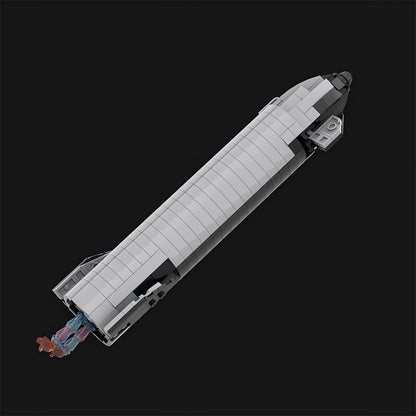 Reusable Starship Rocket MOC Building Kit | Super Heavy Space Model - 1