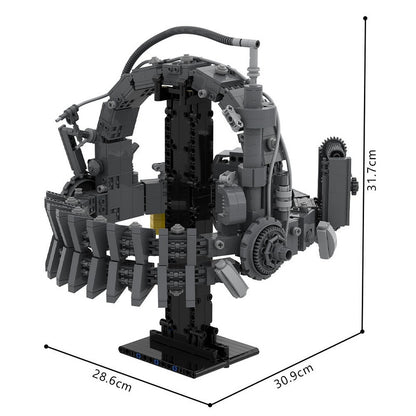 Reverse Bear Trap MOC Building Kit | Horror Mechanical Display Model - 4