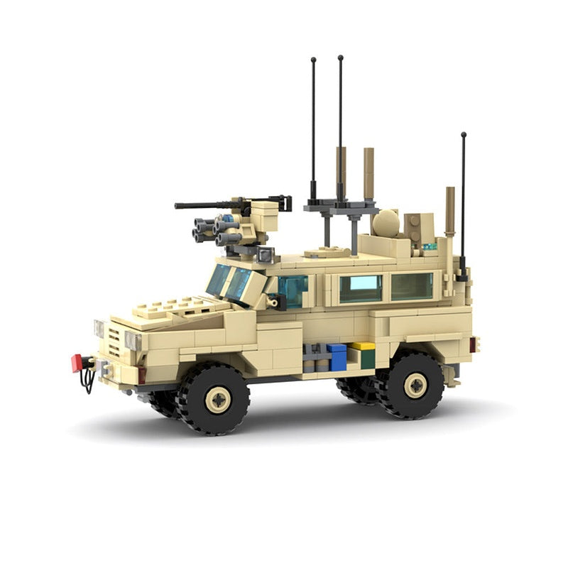 RG-31 Mk.3A Tactical Vehicle MOC Building Kit - Custom Military Construction Set - 1