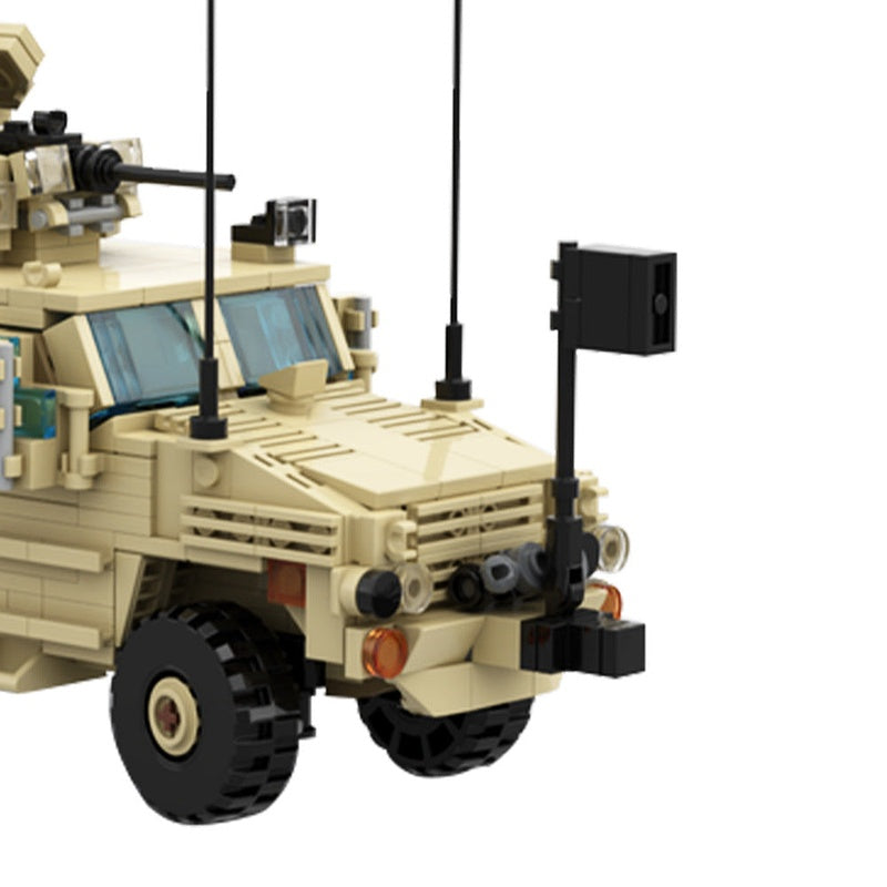 RG-33L Cat.2 MRAP Armored Vehicle MOC Building Kit 1:35 Scale Military Truck - 3