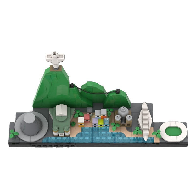 Rio de Janeiro Skyline MOC Building Kit | City Architecture Model - 1