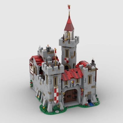 River Castle MOC Medieval Fortress Architecture Building Kit - 1