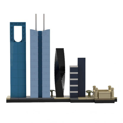 Riyadh Skyline Building Kit | Saudi Arabia LEGO-Compatible MOC - 3