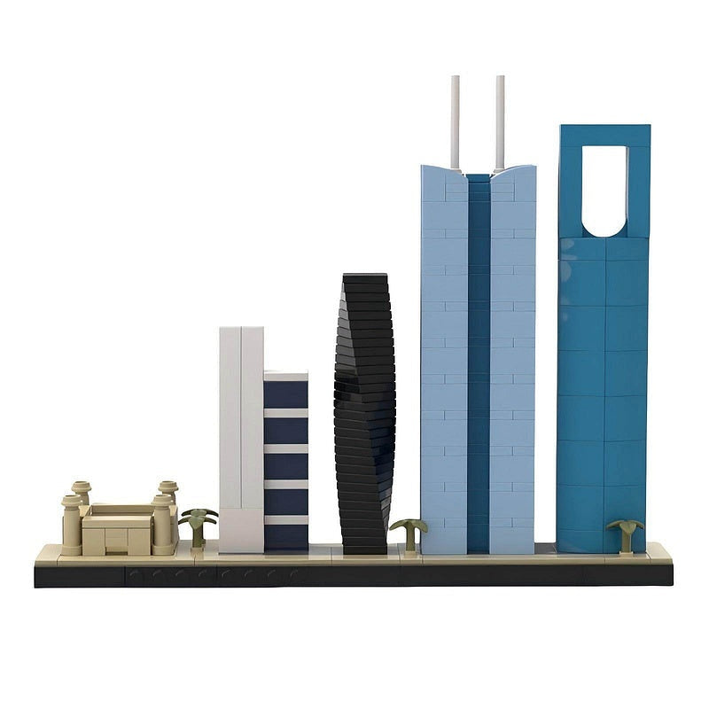 Riyadh Skyline MOC Building Kit | City Landmarks Architecture Model - 4