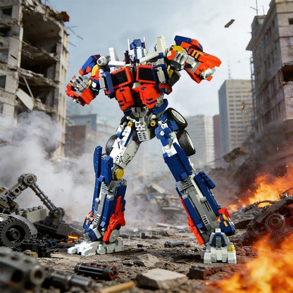 Robot Leader Mecha MOC Building Kit | Futuristic Robot Figure Model - 3