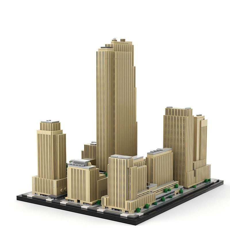 Rockefeller Center NYC Skyscraper Building Kit | LEGO-Compatible MOC - 3